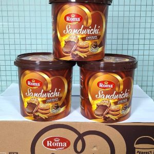 Roma Sandwich Jar Love Coklat(1x6)