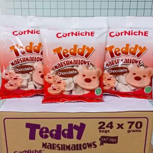 Corniche Marshmellow Teddy Coklat(1x24)