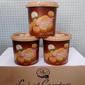 Denex sandwiche crackers coklat (1x6)