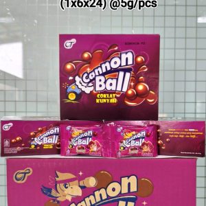Permen Coklat Canon Ball (1x6)