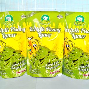 ANTE MINUL KRIPIK PISANG LUMER GREENTEA 120GR (1X12PCS)