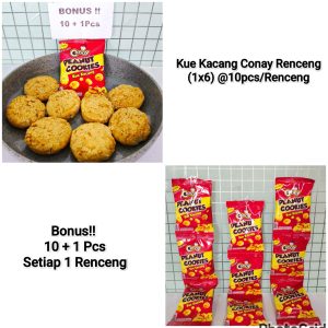 Kue Kacang Conay Renceng (1x6)