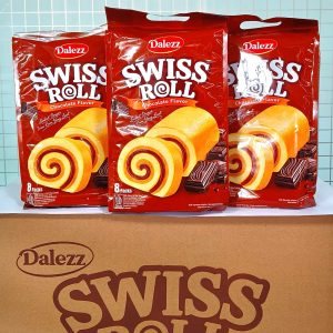 DALEZZ SWISS ROL RASA COKELAT 144GR (1X15PAK)