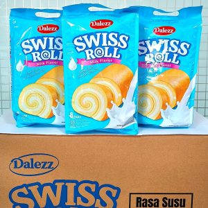 DALEZZ SWISS ROLL RASA KRIM 144GR (1X15PAK)