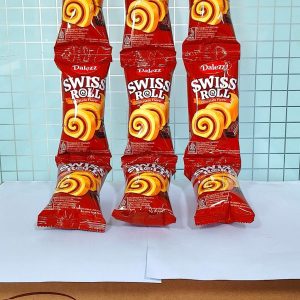 DALEZZ SWISS ROLL RASA COKELAT 28GR (1X80PCS) RCG