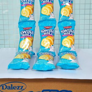 DALEZZ SWISS ROLL RASA SUSU 28GR (1X80PCS) RCG