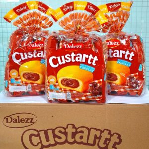 DALEZZ CUSTARTT BOLU ISI KRIM COKLAT 250GR (1X12PAK)
