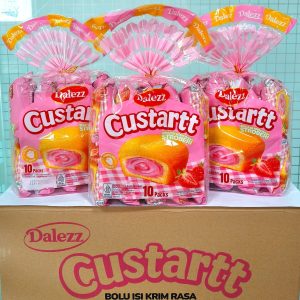 DALEZZ CUSTARTT BOLU ISI KRIM STRAWBERRY 250GR (1X12PAK